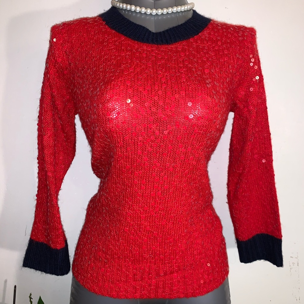 J. Crew Sequin 3/4 Sleeve